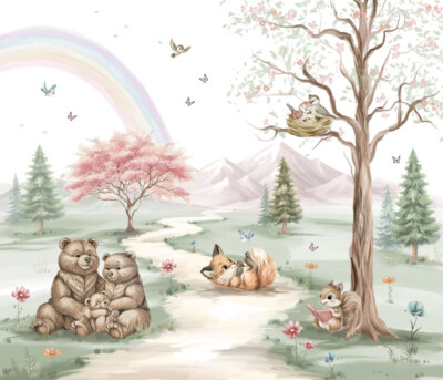 600144 painel parede mundo encantado home finish bosque encantado rosa vivi decor 600144 painel parede mundo encantado home finish bosque encantado rosa vivi decor