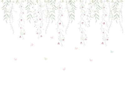 600168 painel parede mundo encantado home finish cortina de flores vivi decor