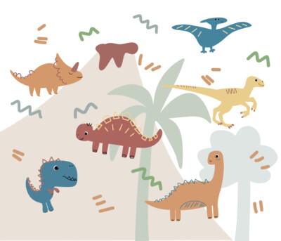 600205 painel parede mundo encantado home finish dinos vivi decor