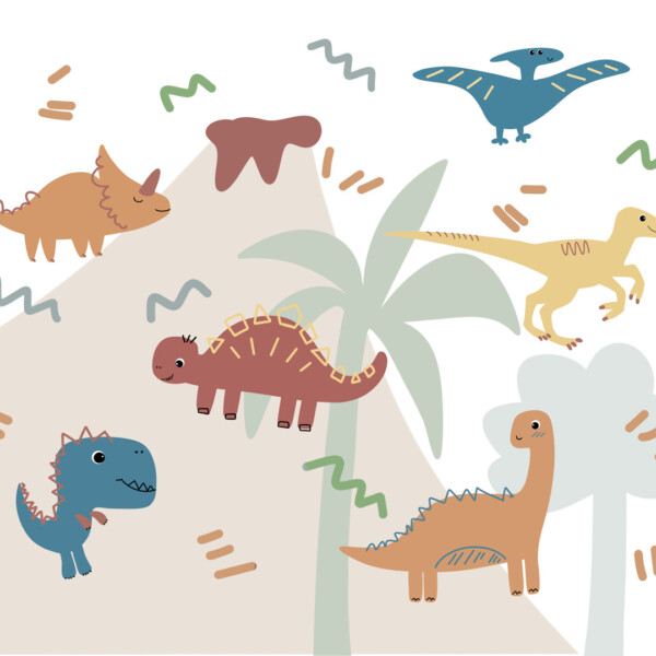 600205 painel parede mundo encantado home finish dinos vivi decor