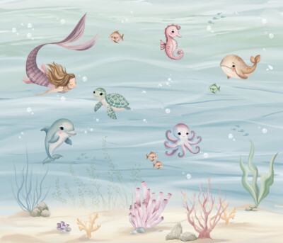 600250 painel parede mundo encantado home finish fundo do mar sereia vivi decor 600250 painel parede mundo encantado home finish fundo do mar sereia vivi decor